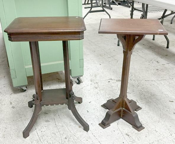 (2) older stands from Hudson Valley estate, overall nice condition, structurally sound…. (1 of 1)