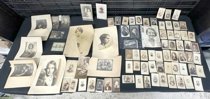 Estate lot of early photography to include a quantity of cdv's a few cabinet cards, and some Studio (1 of 6)