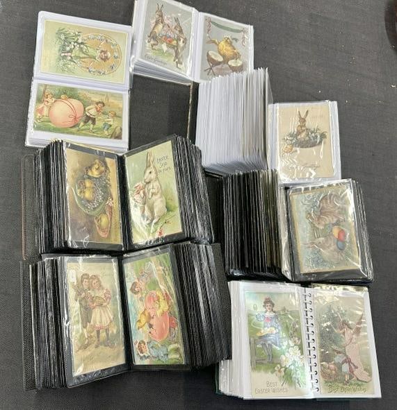 Estate find! Albums of early EASTER POSTCARDS, hundreds..... (1 of 12)