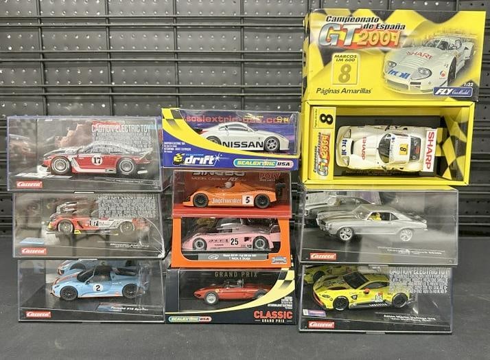 (10) 1/32 sale slot cars in original packaging, unused condition. From estate collection of over (1 of 5)