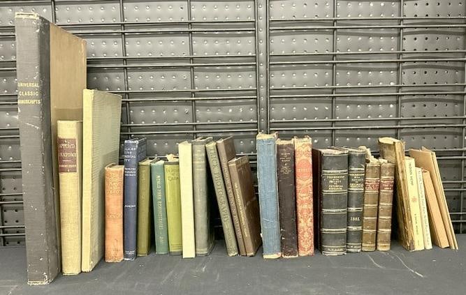 Interesting lot of older misc. books from the estate of Charles J. Carlotti, pretty diverse, good (1 of 12)