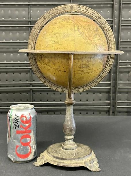 J. SCHEDLER'S TERRESTRIAL GLOBE ( 6inches diameter ), Patented November 24, 1868. E. STEIGER N.Y. (1 of 6)