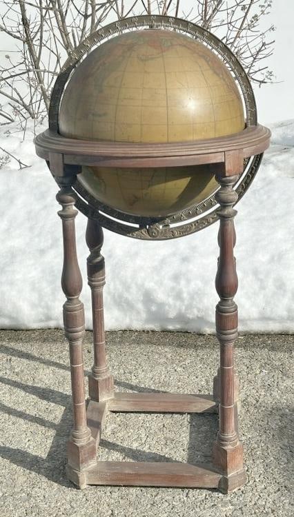 Rand McNally & Company 16-Inch Terrestrial Floor Globe Chicago: c. 1928-1930s, ( by J. Paul Goode ), (1 of 8)