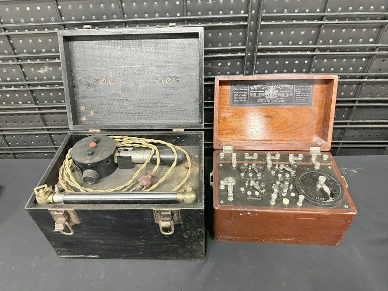 (2) early QUACK Medical Machine devises, found in local Hudson Valley estate, just as we found them. (1 of 7)