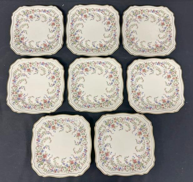 (8) ROSENTHAL decorative set, beautiful floral design, pattern is ( ELEANOR ), they measure 8.25" (1 of 4)