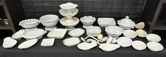 Big lot misc. IRONSTONE from estate in Woodstock, N.Y. of old time antique dealer, good lot for a: Big lot misc. IRONSTONE from estate in Woodstock, N.Y. of old time antique dealer, good lot for a dealer to sort out….