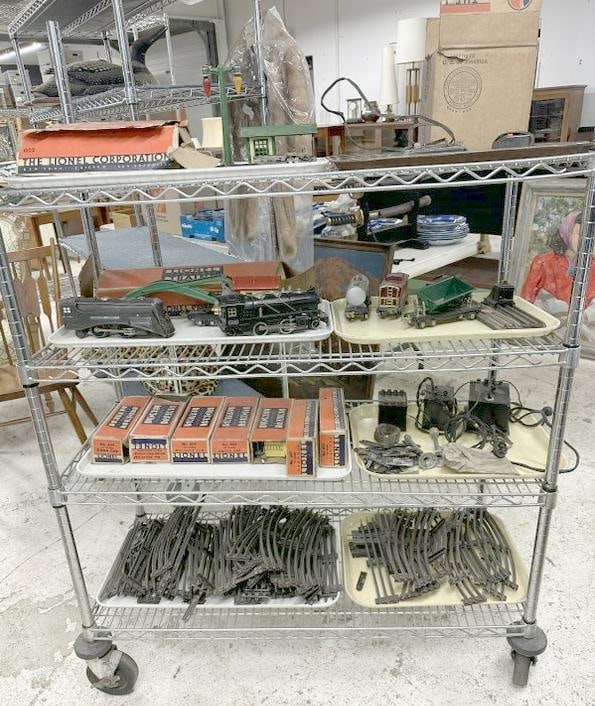 Estate lot old LIONEL Trains & Accessories, from Hudson Valley estate, many in original boxes, just: Estate lot old LIONEL Trains & Accessories, from Hudson Valley estate, many in original boxes, just as we found them packed away, photographed as described. Mostly "O" gauge….