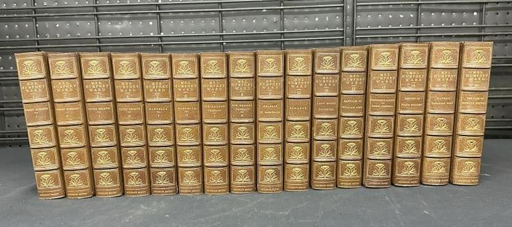 (16) volume set ( THE WRITINGS OF MRS. HUMPHREY WARD ), Copyright 1909, autographed edition ( Number (1 of 7)
