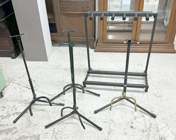(5) guitar stands from Hudson Valley estate of a Musician……: (5) guitar stands from Hudson Valley estate of a Musician……