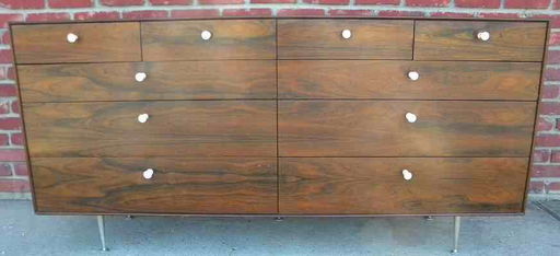 George Nelson 10 Drawer Thin Edge Rosewood Dresser Des Jun 29