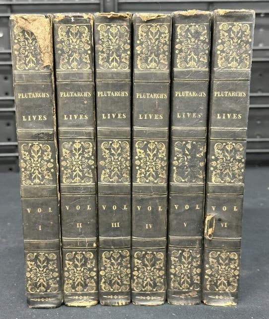 (6) volume set (PLUTARCH'S LIVES, TRANSLATED FROM THE ORIGINAL GREEK WITH NOTES, CRITICAL AND (1 of 5)