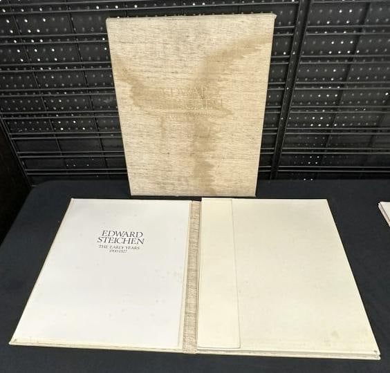 ( EDWARD STEICHEN THE EARLY YEARS 1900-1927 ) with (5) of the (12) photogravure plates intact as (1 of 8)