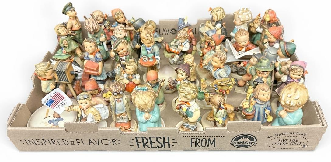 (43) vintage HUMMELS from estate collection we are selling, overall nice condition. Just as we found (1 of 6)