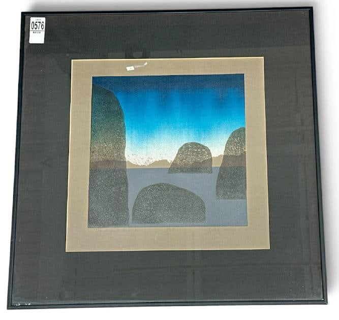 Judy Targan ( 20th c ) Artist Proof screenprint titled ( THE GREAT MARSH ), signed lower right,: Judy Targan ( 20th c ) Artist Proof screenprint titled ( THE GREAT MARSH ), signed lower right, nicely framed, fine condition. From Hudson Valley collection we are selling. Image measures 11" x 10.5",