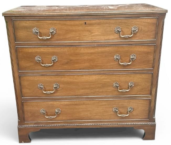 KITTINGER mahogany 4 drawer chest of drawers, from fine home in Hudson Valley, structurally sound, (1 of 3)