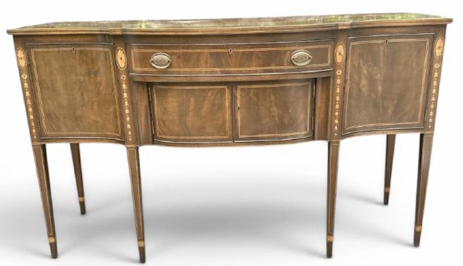 KITTINGER wonderful mahogany Federal style sideboard, from fine home in the Hudson Valley where it (1 of 4)