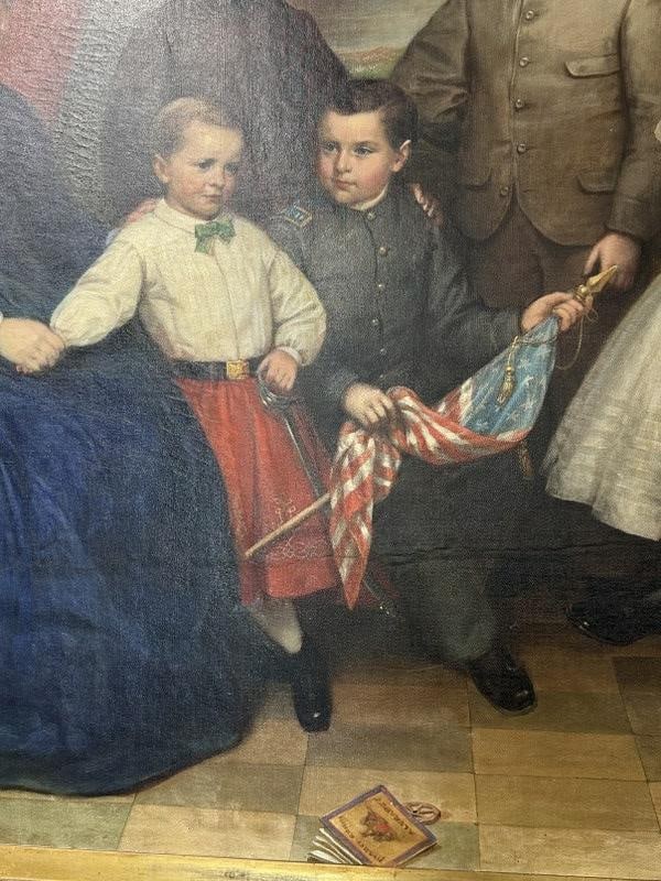 Important William Ruthven Wheeler ( 1832-1894 ) family portrait of William Dowd & his family, dated - 6