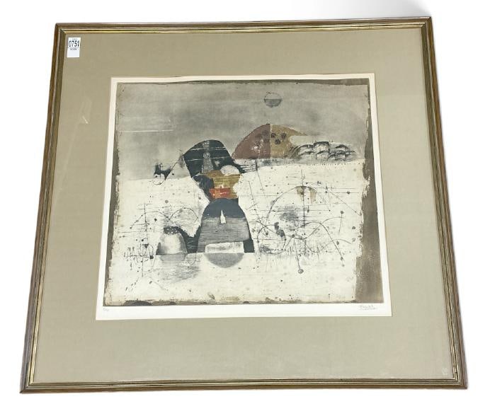 Johnny Gotthard Friedlaender ( 1912-1992 ) abstract etching titled ( PAYSAGE ), numbered 3 of 190: Johnny Gotthard Friedlaender ( 1912-1992 ) abstract etching titled ( PAYSAGE ), numbered 3 of 190 printed. Signed lower right, fine condition, from estate collection in Hudson Valley we are selling. I