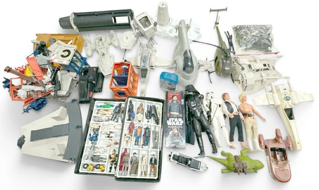 Large lot mostly Star Wars, G I JOE, etc. from local home in Hudson Valley, most all circa 1980's, (1 of 6)