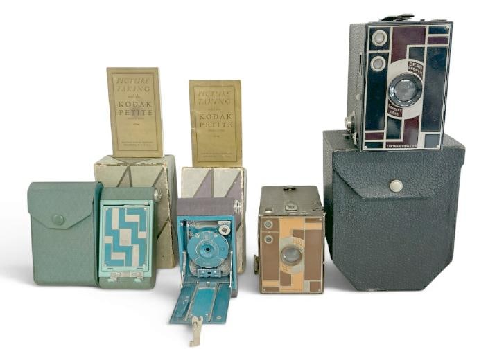 (4) Deco era KODAK cameras from NYC estate collection we are selling. Includes (2) KODAK Petite (1 of 1)