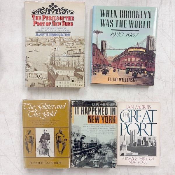 20 New York City History books. This lot is mostly medium-sized hardcover books. Titles/subject (1 of 4)