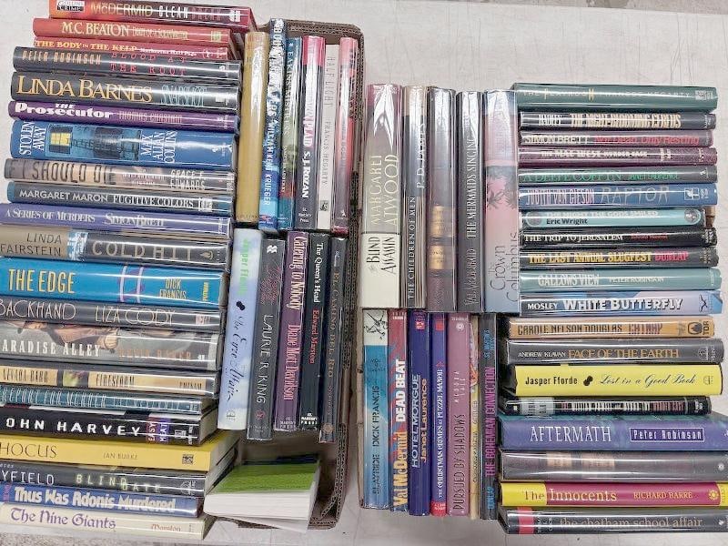 62 Signed Books. Mostly hardcover, mostly mystery, includes a wide variety of authors from the 1990s: 62 Signed Books. Mostly hardcover, mostly mystery, includes a wide variety of authors from the 1990s to the 2010s. Authors include Walter Mosley, Edward Marston, M.C. Beaton, George Baxt, Medora Sale,
