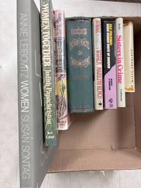 Eight women’s interest books. This lot of books about women, sometimes NOT by women. See both (1 of 6)