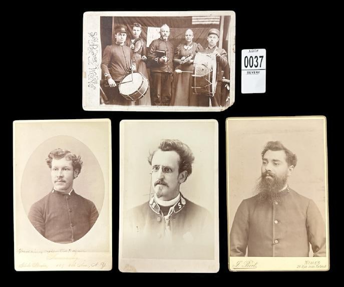 Collection of 4 Salvation Army Cabinet Cards.--B. Block, Brooklyn, NY. On back is written: Collection of 4 Salvation Army Cabinet Cards.--B. Block, Brooklyn, NY. On back is written ?Commissioner Smith. The first Salvation Army officer sent to America.? This is not true, he was not the first