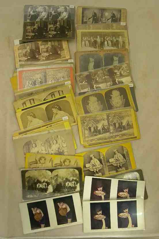 49 Stereo Views of People 45 Real Photo & 4 Lithos: 49 Stereo Views of People 45 Real Photo & 4 Lithos, nice condition.