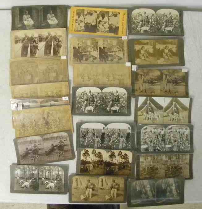 24 Real Photo African American Stereo Views: 24 Real Photo African American Stereo Views