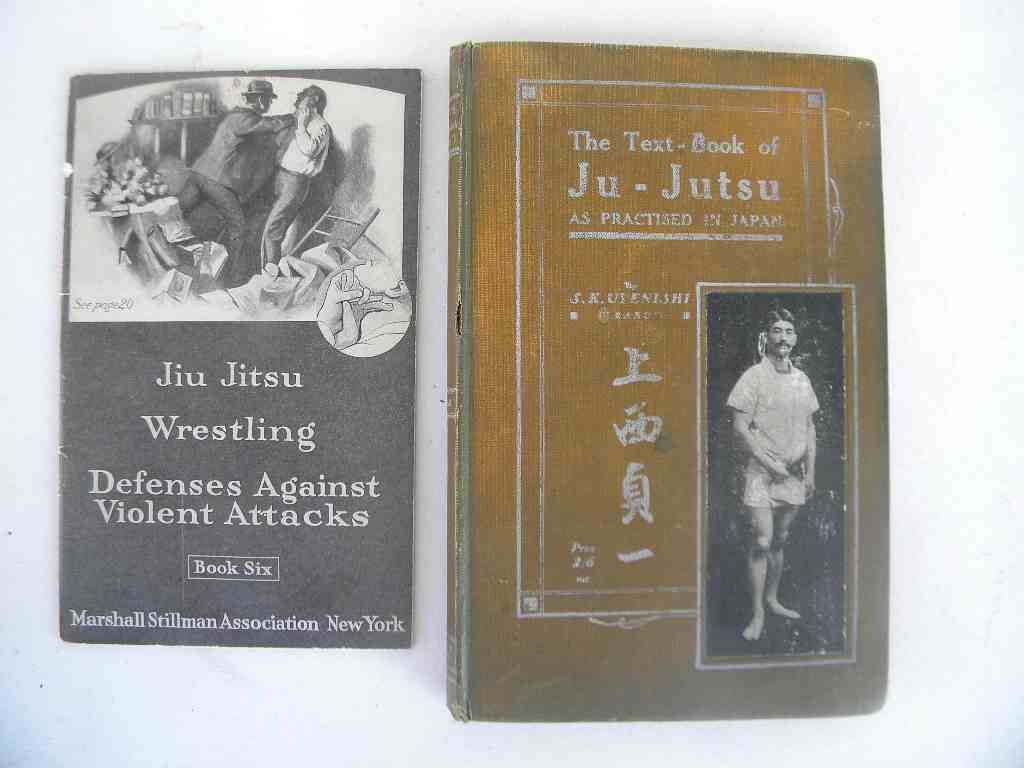 2 Early Scarce Jiu Jitsu Books: 2 Scarce Jiu Jitsu books- Jiu Jitsu Wrestling Defenses Against Violent Attacks, book six, by Marshall Stillman, 1920, and The Text-Book of Ju-Jutsu as Practiced in Japan by S.K. Uyenishi, second editi