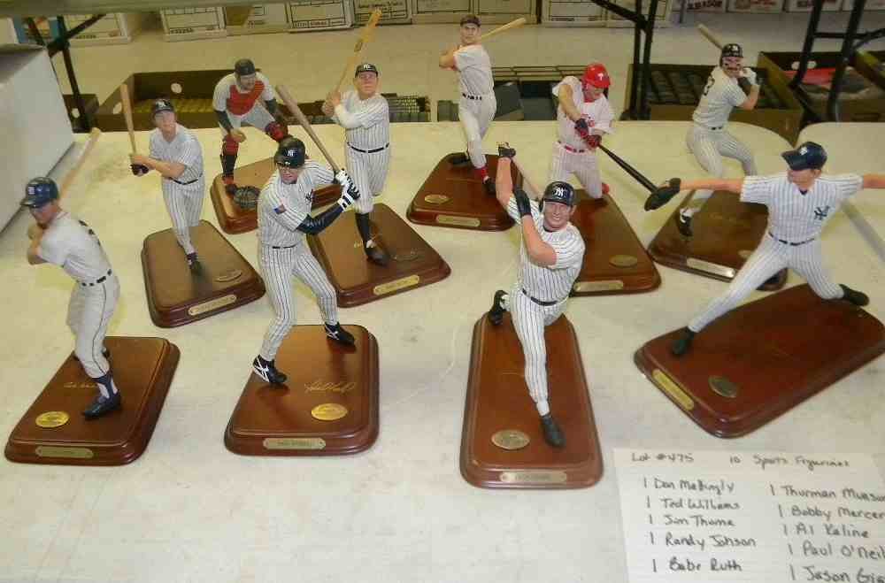 10 Limited Edition Danbury Mint Sports Figurines