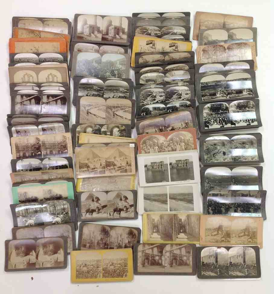 144 Real Photo Stereo Cards Palestine & Middle East,: 144 Real Photo Stereo Cards Palestine & Middle East, good condition, good mix.