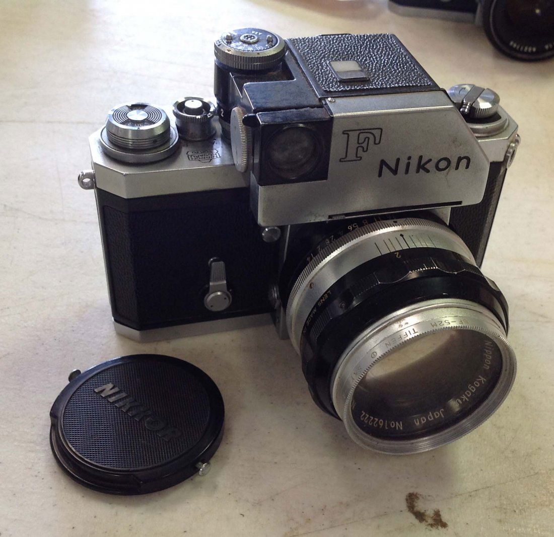 Nikon F SLR Camera w/Nikkor S 5.8 cm lens: Nikon F SLR Camera w/Nikkor S 5.8 cm lens