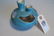 MID CENTURY MODERN TURQUOISE ART POTTERY VASE,