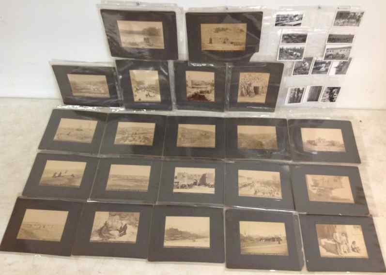 COLLECTION MIDDLE EASTERN PHOTOGRAPHS FROM THE BERT M.: COLLECTION MIDDLE EASTERN PHOTOGRAPHS FROM THE BERT M. ZUCKERMAN COLLECTION. VARIOUS TITLES, PLUS 12 MINI PHOTOS BY ERIC MATSON.