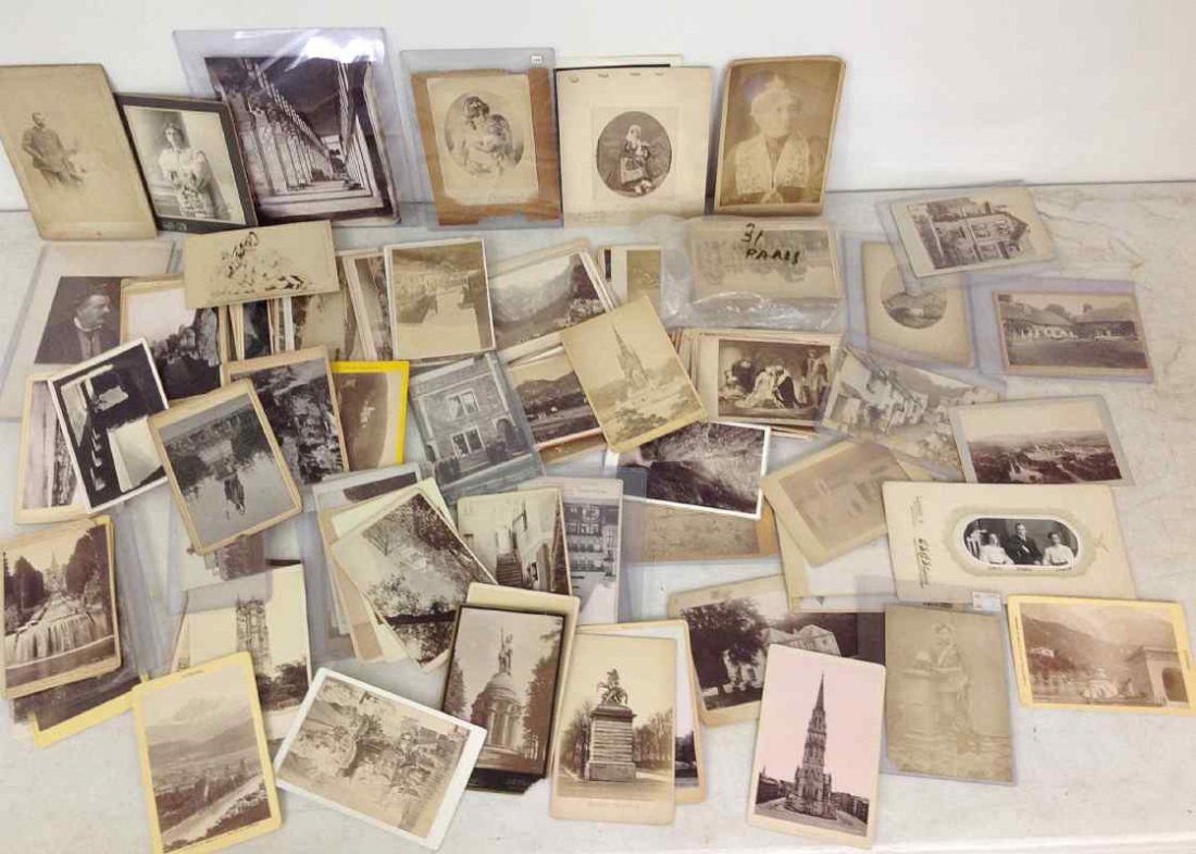 160 CABINET CARDS- EUROPE AND PEOPLE  FROM THE (1 of 6)