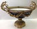 FANCY FRENCH GILT BRONZE AND COBALT BLUE PORCELAIN