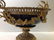 FANCY FRENCH GILT BRONZE AND COBALT BLUE PORCELAIN - 3