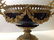 FANCY FRENCH GILT BRONZE AND COBALT BLUE PORCELAIN - 6