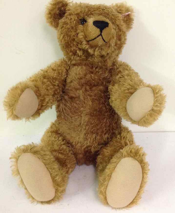 STEIFF 23" GROWLER TEDDY BEAR, WITH TAG AND BUTTON EAR, (1 of 3)