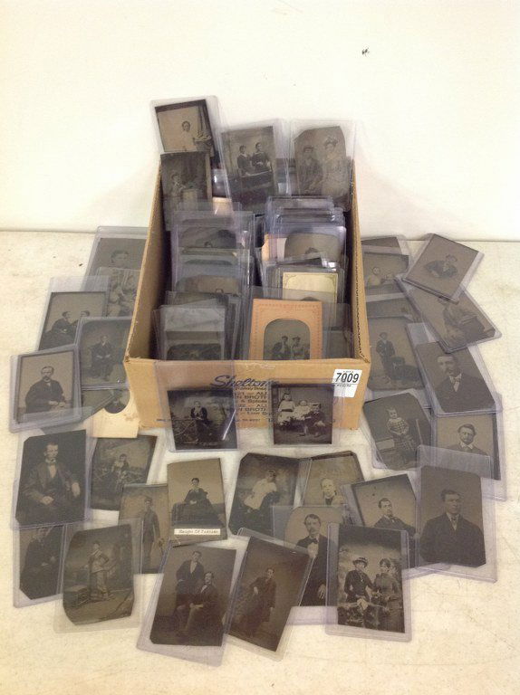 LOT OF 245 TINTYPES, INCLUDING WOMEN, MEN BABIES, (1 of 1)