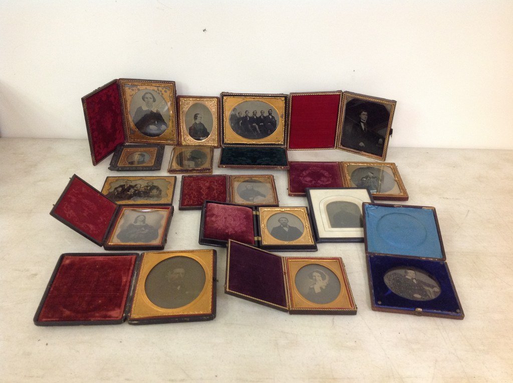 LOT OF 15 IMAGES, ALL BUT 1 IN CASES OR FRAMES; 5 (1 of 3)