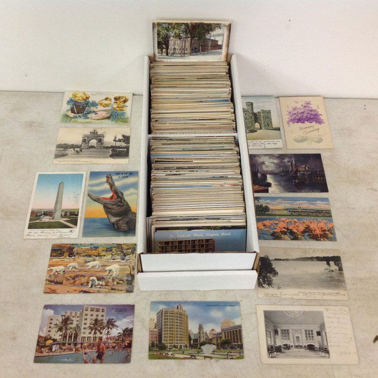 APPROX 400 OR MORE OLDER POSTCARDS, TURN OF THE (1 of 1)