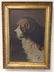 CIRCA 1900 O/B PORTRAIT OF DOG, UNSIGNED, IN PERIOD