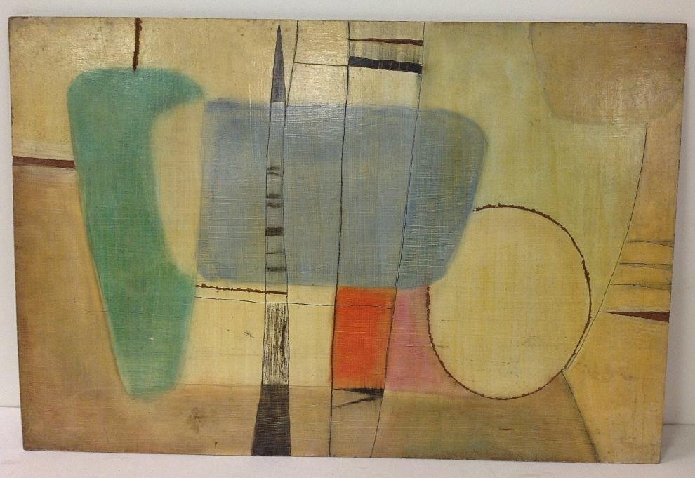 O/B ABSTRACT, UNSIGNED, POSSIBLY ROBERT BLANCHARD, (1 of 1)