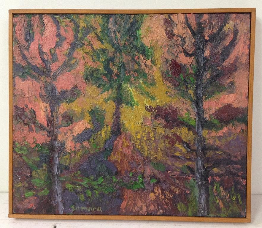 IMPRESSIONIST O/C SIGNED ILLEDGIBLY, POSSIBLY (1 of 1)