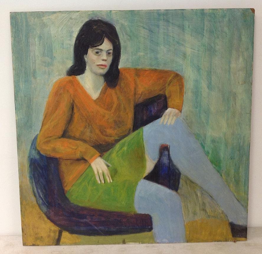 ROBERT BLANCHARD O/B WOMAN SEATED, CIRCA 1960'S, (1 of 1)