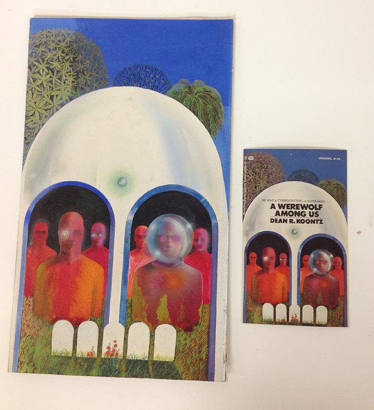 ROBERT BLANCHARD ORIGINAL BOOK COVER SCI FI (1 of 2)