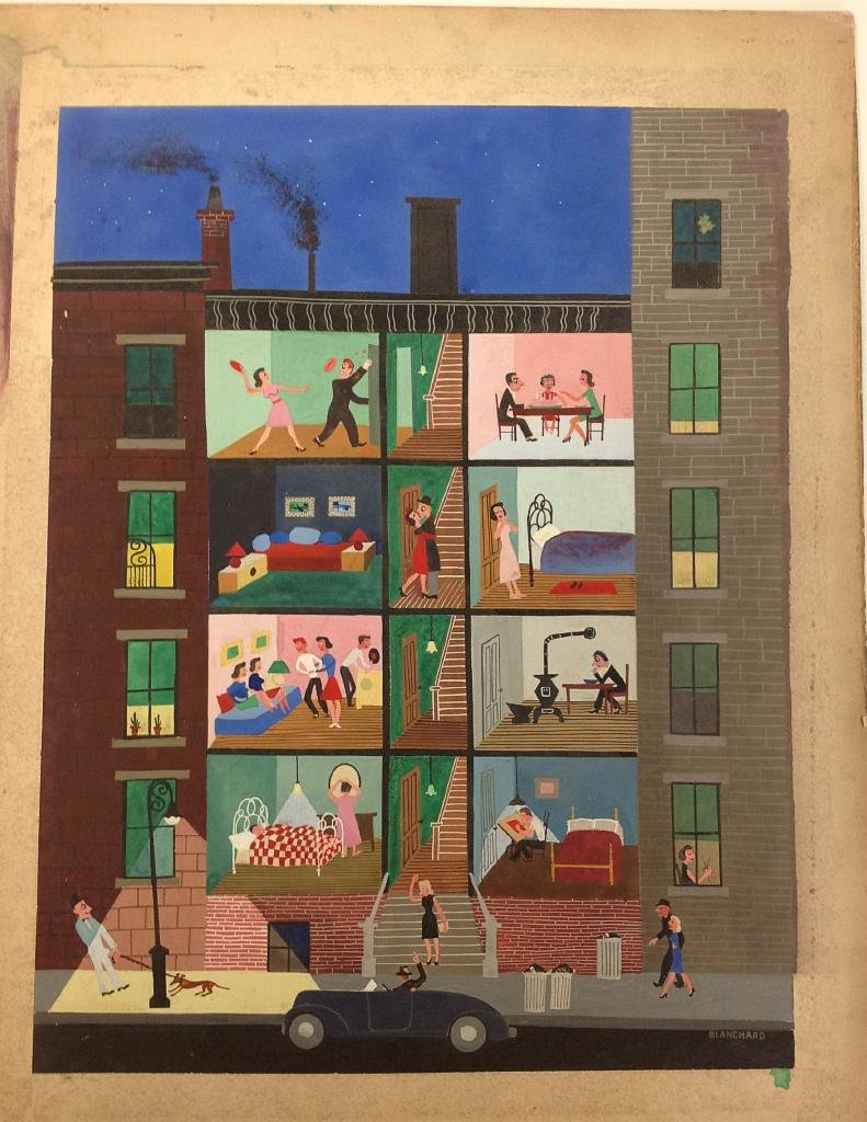 ROBERT BLANCHARD NEW YORKER MAGAZINE ORIGINAL (1 of 1)